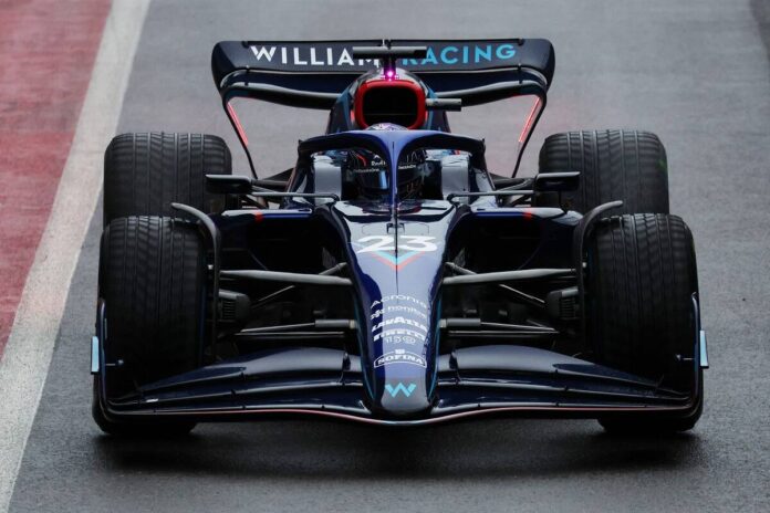 Williams Racing FW44 - Film Day and Shakedown, Silverstone, UK